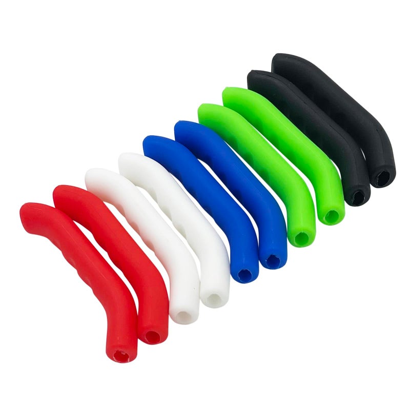 JooFn 5 Pairs Anti-Slip Brake Handle Silicone Sleeve Mountain Road Bike Dead Fly Universal Type Brake Lever Protection Cover - Image 1